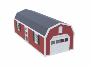 galp&atilde;o de fazenda longo Modelo 3D