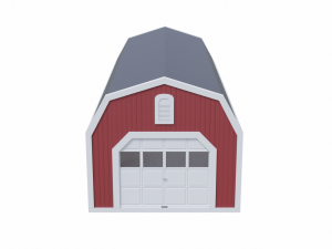 long farm shed Modèle 3D