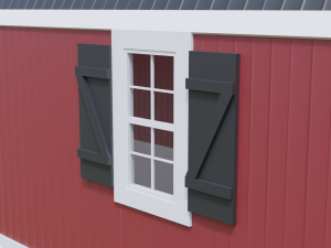 long farm shed Modèle 3D