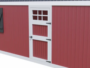 long farm shed 3D Model