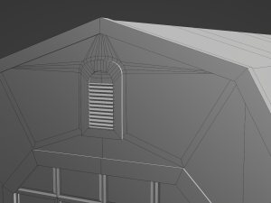 long farm shed Modèle 3D