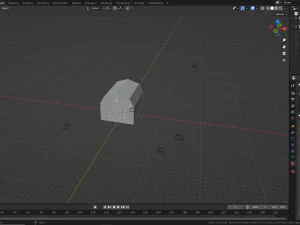 short farm garage 3D Model