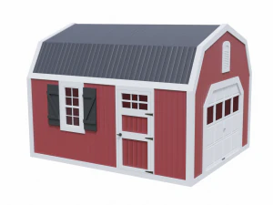 short farm garage 2 3D Model