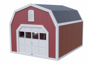 short farm garage 2 3D Model