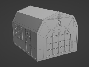 short farm garage 2 3D Модель