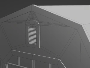 short farm garage 2 3D Model