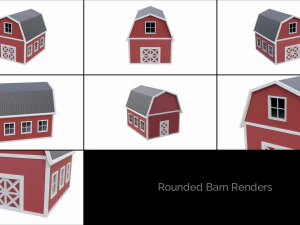 farm building collection 3D Model