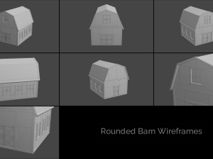 farm building collection 3D 模型