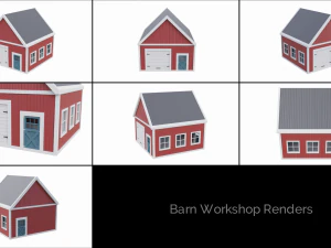 farm building collection 3D Model