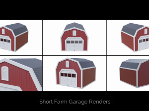 farm building collection 3D 模型
