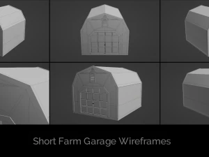 farm building collection 3D Model
