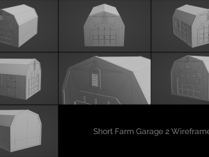 farm building collection 3D 模型