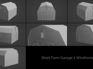 farm building collection 3D Model