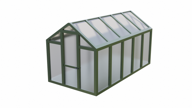 greenhouse 3D Modell .c4d .max .obj .3ds .fbx .stl .blend