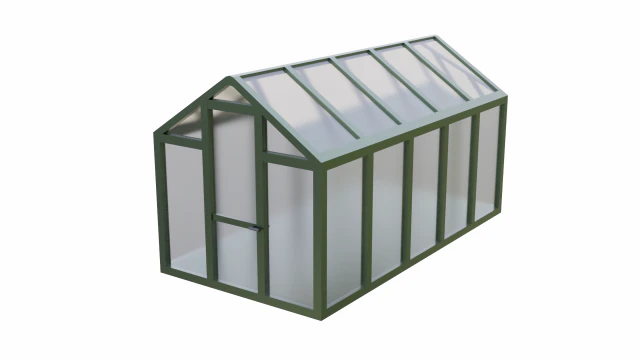 greenhouse 3D Model .c4d .max .obj .3ds .fbx .stl .blend 