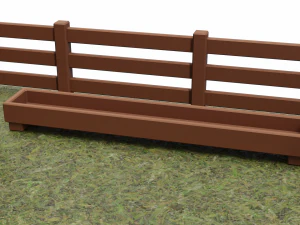 chicken coop pen 3D Model