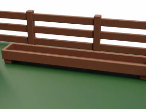 chicken coop pen 3D Model