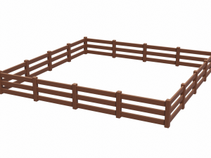 chicken coop pen 3D Model