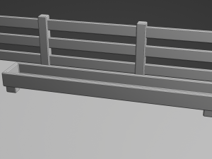 chicken coop pen 3D Model