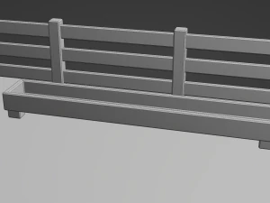 chicken coop pen 3D Model