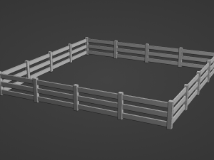 chicken coop pen 3D Model