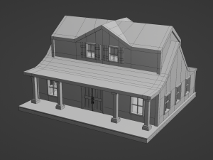 farmhouse Model 3D