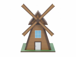 Mulino a vento Modello 3D