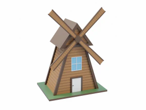 Mulino a vento Modello 3D
