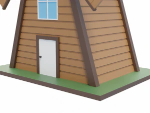 Mulino a vento Modello 3D