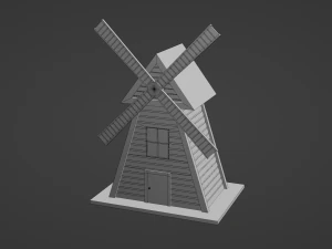 Mulino a vento Modello 3D