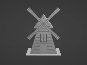 Mulino a vento Modello 3D