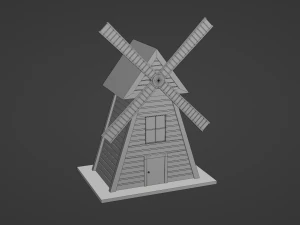 Mulino a vento Modello 3D