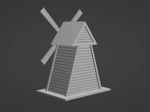Mulino a vento Modello 3D