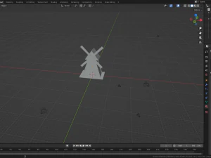 Mulino a vento Modello 3D