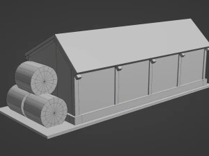 Pole Barn 3D Model