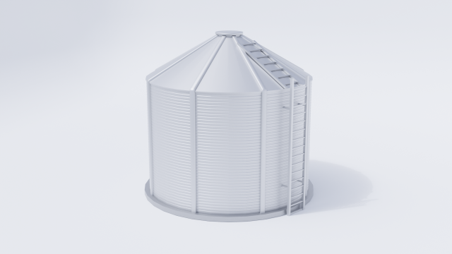 Grain Bin 3D 模型 .c4d .max .obj .3ds .fbx .stl .blend 