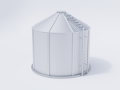 Grain Bin Modello 3D