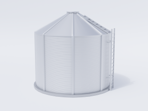 Grain Bin 3D 模型