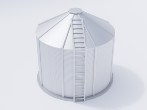 Grain Bin 3D 模型