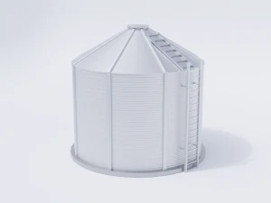 Caixa de gr&atilde;os Modelo 3D