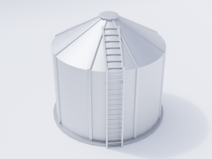 Grain Bin 3D 模型
