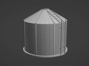 Caixa de gr&atilde;os Modelo 3D