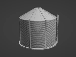 Caixa de gr&atilde;os Modelo 3D