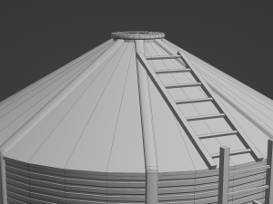 Grain Bin 3D 模型
