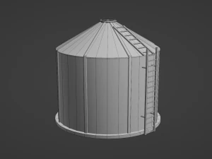 Caixa de gr&atilde;os Modelo 3D