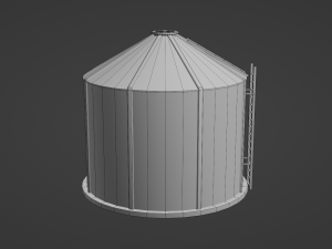 Grain Bin 3D 模型