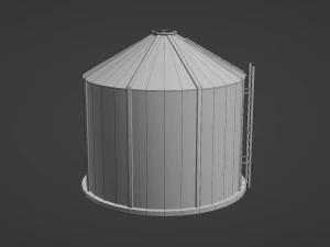 Caixa de gr&atilde;os Modelo 3D