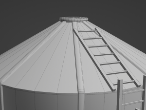 Grain Bin 3D 模型