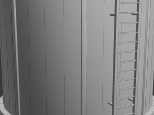 Grain Bin 3D 模型