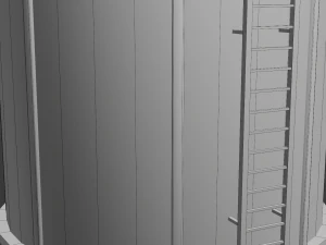 Caixa de gr&atilde;os Modelo 3D